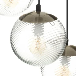 SUSPENSION X3 VERRE NIGHT DORE D.15CM