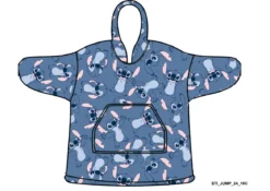 SWEAT PLAID STITCH BLEU 3 A 6 ANS