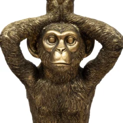 TABLE A CAFE WILD MONKEY OCRE D.40CM