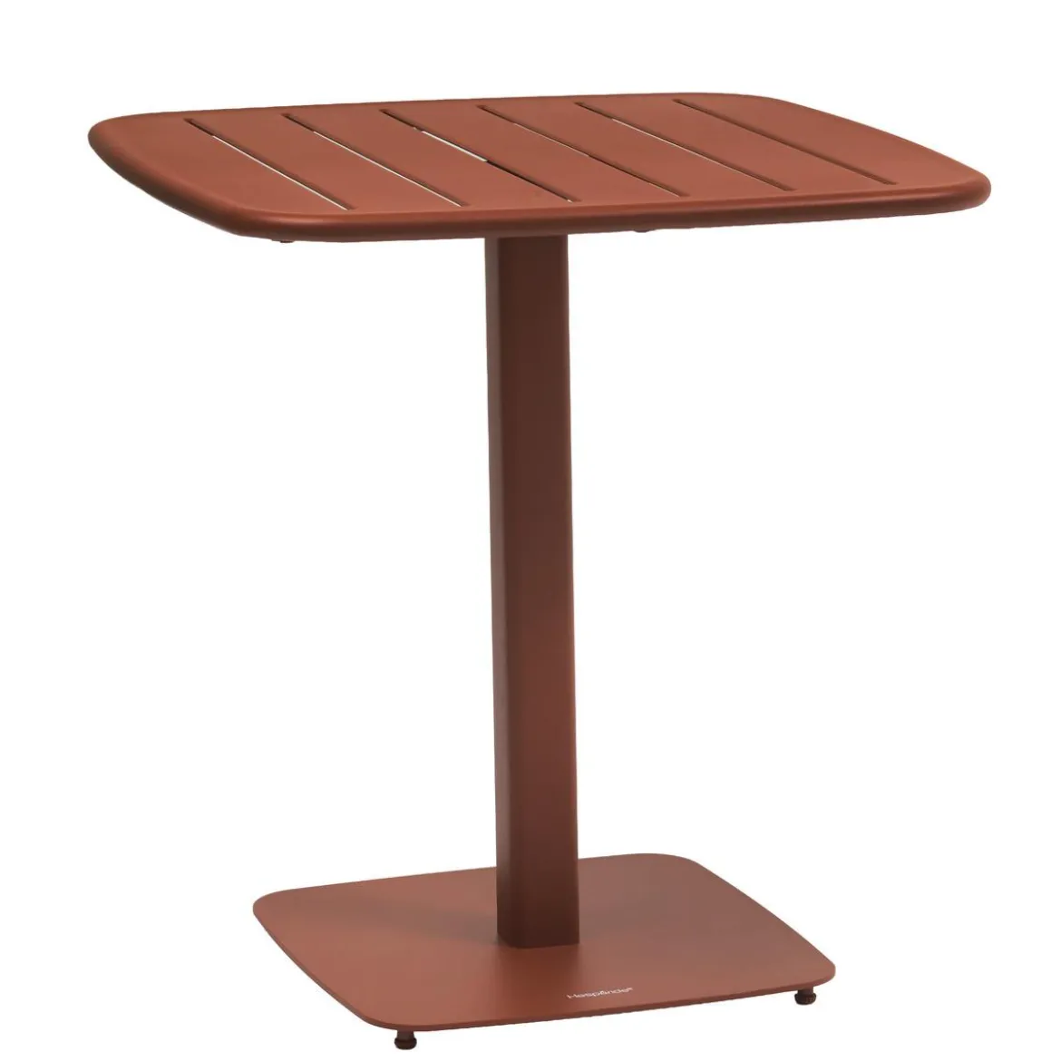 TABLE ALEGORIA CARRE 2 PLACES ACAJOU