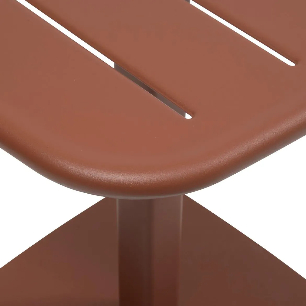 TABLE ALEGORIA CARRE 2 PLACES ACAJOU