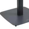 TABLE ALEGORIA CARRE 2 PLACES GRAPHITE