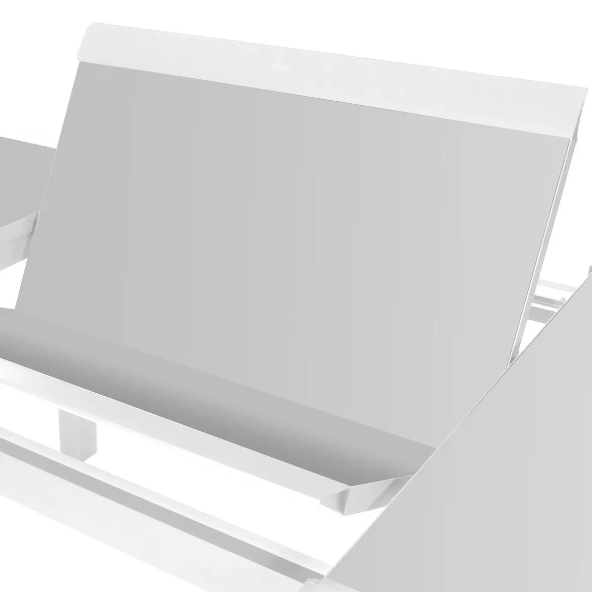 TABLE ALLURE EXTENSIBLE GRIS BLANC 10 PLACES