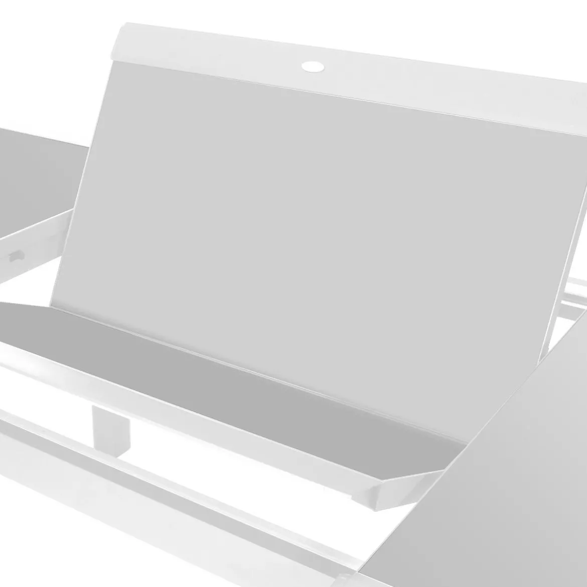 TABLE ALLURE EXTENSIBLE GRIS BLANC 10 PLACES