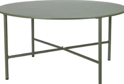 TABLE APPOINT ESSENTIEL OUTDOOR VERT OLIVE LARGE 70XH35CM