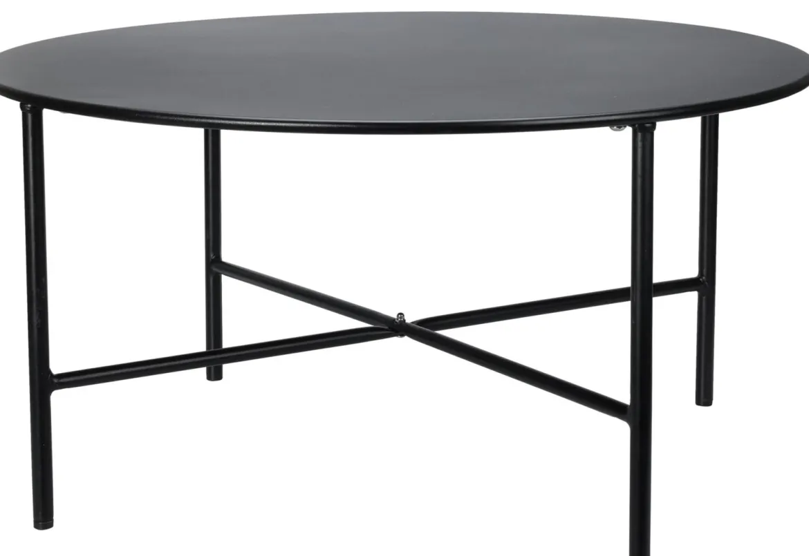TABLE APPOINT ESSENTIEL OUTDOOR GRAPHITE LARGE 70XH35CM