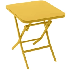 TABLE APPOINT GREENSBORO MOUTARDE