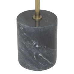 TABLE APPOINT MARBRE ILIAN GRIS D.35.5X61CM