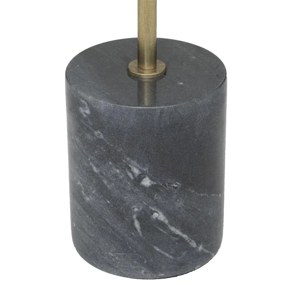 TABLE APPOINT MARBRE ILIAN GRIS D.35.5X61CM