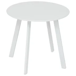 TABLE APPOINT SAONA D.50CM BLANC
