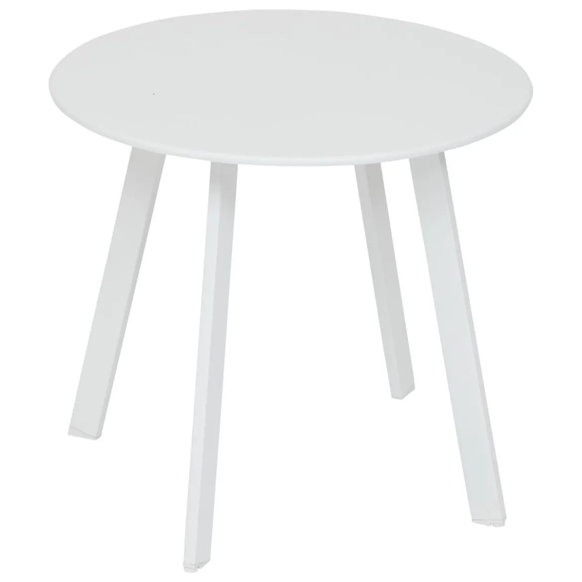 TABLE APPOINT SAONA D.50CM BLANC