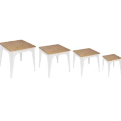 TABLE APPOINT TOROF NOIR D.48X48X46.5CM