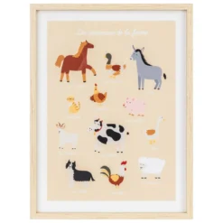 TABLEAU FERME 30X40CM