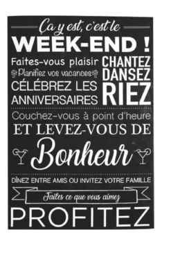 TABLEAU MESSAGES 45X65CM