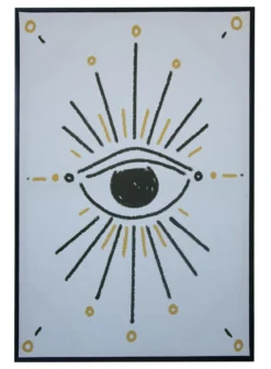TABLEAU OEIL CADRE D.60X90CM