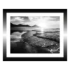 TABLEAU 25X20CM BAGUETTE NOIR MER