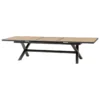 TABLE AXIOME EXTENSIBLE ALUMINIUM NOIX GRAPHITE 12 PLACES