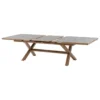 TABLE AXIOME EXTENSIBLE ALUMINIUM GRAPHITE HONEY 10 PLACES