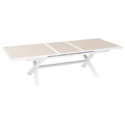 TABLE AXIOME EXTENSIBLE ALUMINIUM LIN 10 PLACES