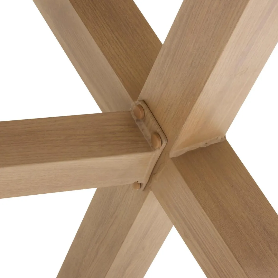 TABLE AXIOME FIXE ARGILE HONEY 8 PLACES