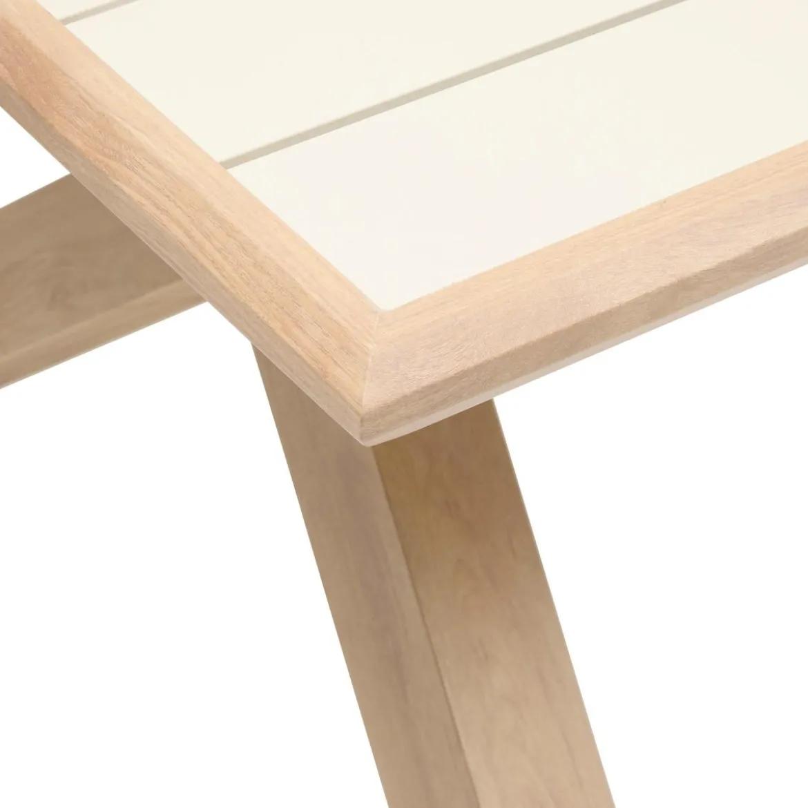 TABLE AXIOME FIXE ARGILE HONEY 8 PLACES
