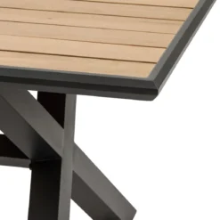 TABLE AXIOME FIXE EUCALYPTUS GRAPHITE 8 PLACES