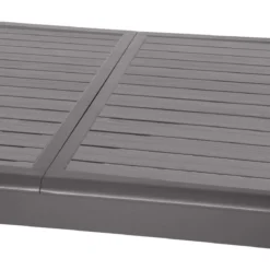 TABLE AZUA EXTENSIBLE ALUMINIUM EXPRESSO TONKA 10 PLACES