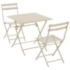 TABLE AZUA PLIANTE ALUMINIUM ARGILE 2 PLACES