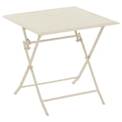 TABLE AZUA PLIANTE ALUMINIUM ARGILE 2 PLACES