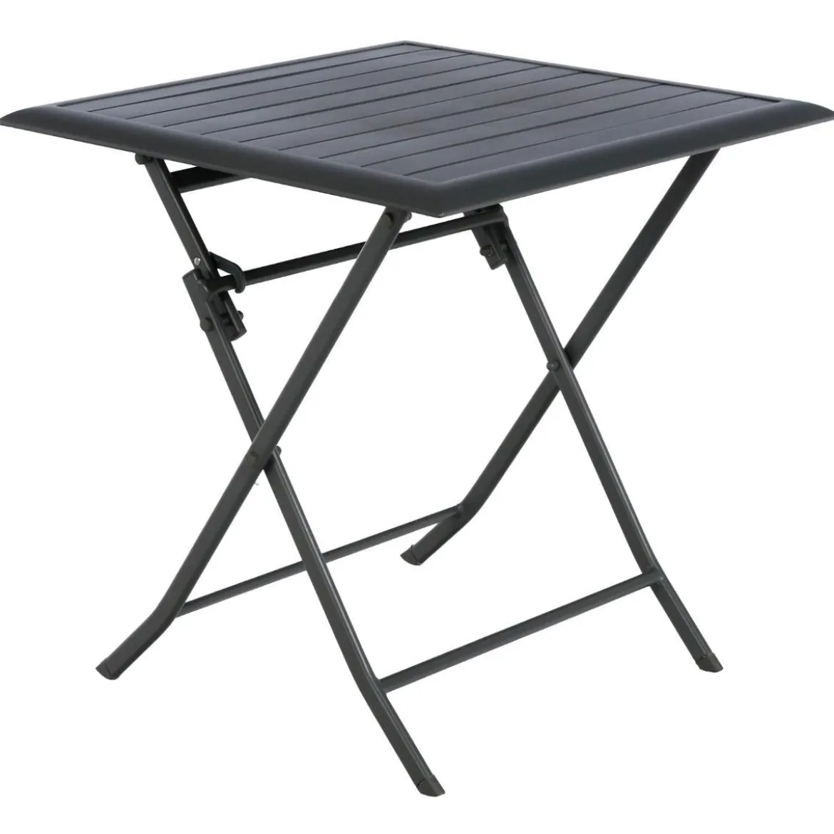 TABLE AZUA PLIANTE ALUMINIUM GRAPHITE 2 PLACES