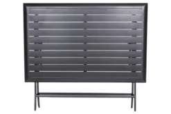 TABLE AZUA PLIANTE ALUMINIUM GRAPHITE 4 PLACES