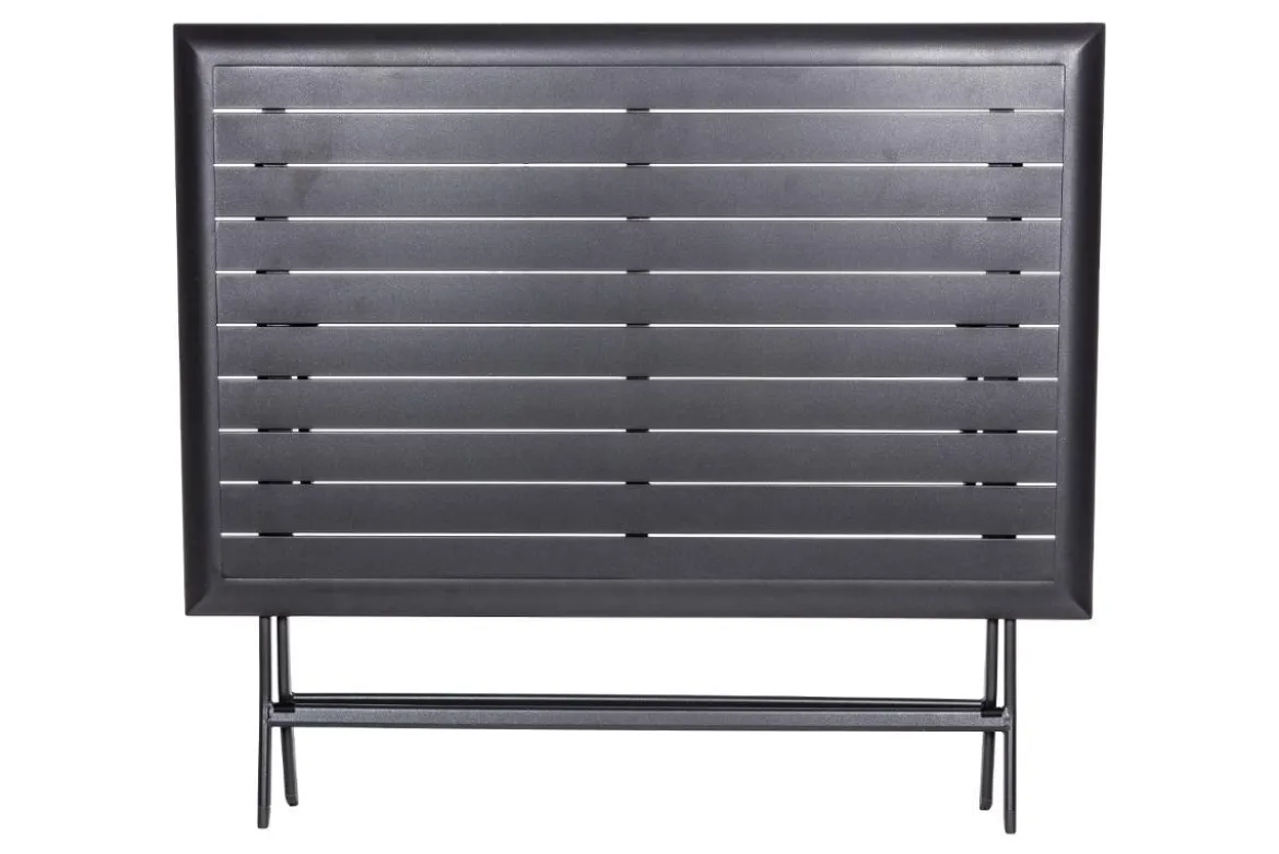 TABLE AZUA PLIANTE ALUMINIUM GRAPHITE 4 PLACES