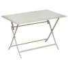 TABLE AZUA PLIANTE ALUMINIUM ARGILE 4 PLACES