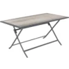 TABLE AZUA PLIANTE SMOKE 6 PLACES