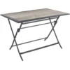 TABLE AZUA PLIANTE SMOKE 4 PLACES
