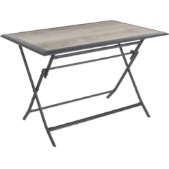 TABLE AZUA PLIANTE SMOKE 4 PLACES