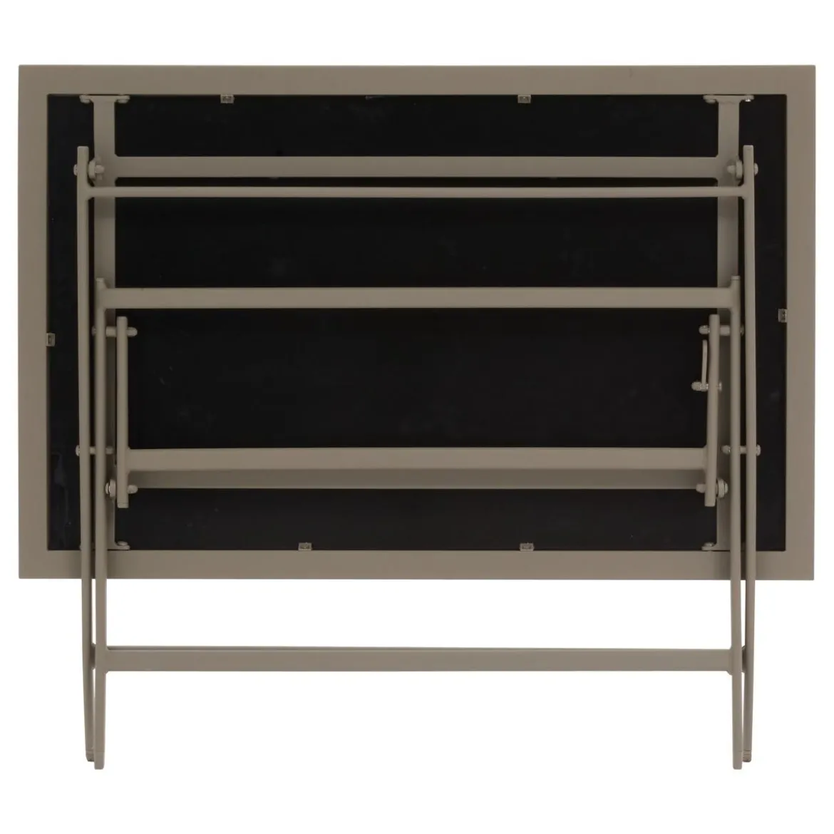 TABLE AZUA PLIANTE VERRE IMPRIME 4 PLACES TRUFFE CAFE
