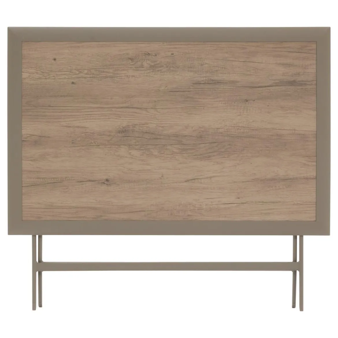 TABLE AZUA PLIANTE VERRE IMPRIME 4 PLACES TRUFFE CAFE