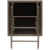 TABLE AZUA PLIANTE VERRE IMPRIME 2 PLACES TRUFFE CAFE