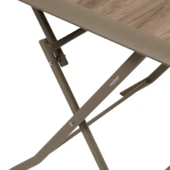 TABLE AZUA PLIANTE VERRE IMPRIME 2 PLACES TRUFFE CAFE
