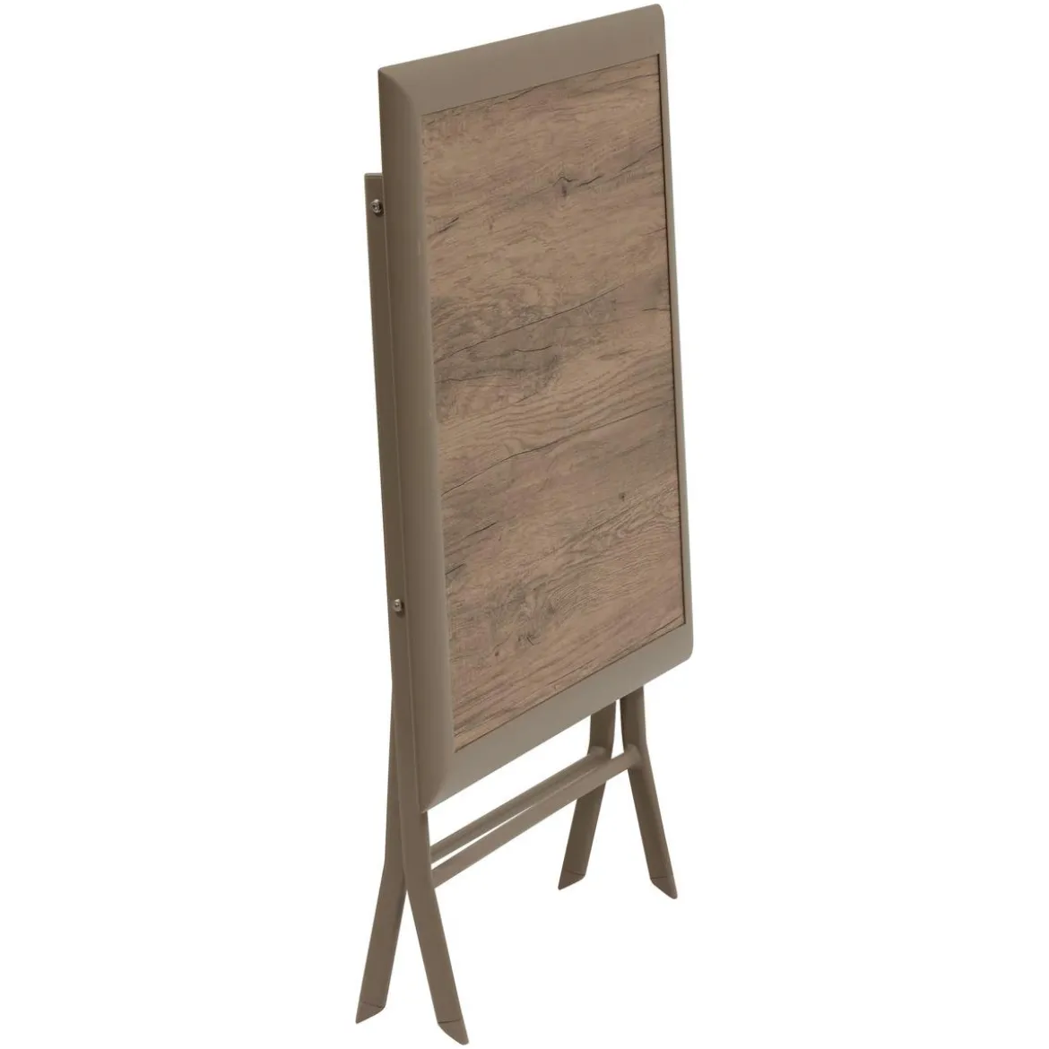 TABLE AZUA PLIANTE VERRE IMPRIME 2 PLACES TRUFFE CAFE