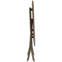 TABLE AZUA PLIANTE VERRE IMPRIME 2 PLACES TRUFFE CAFE