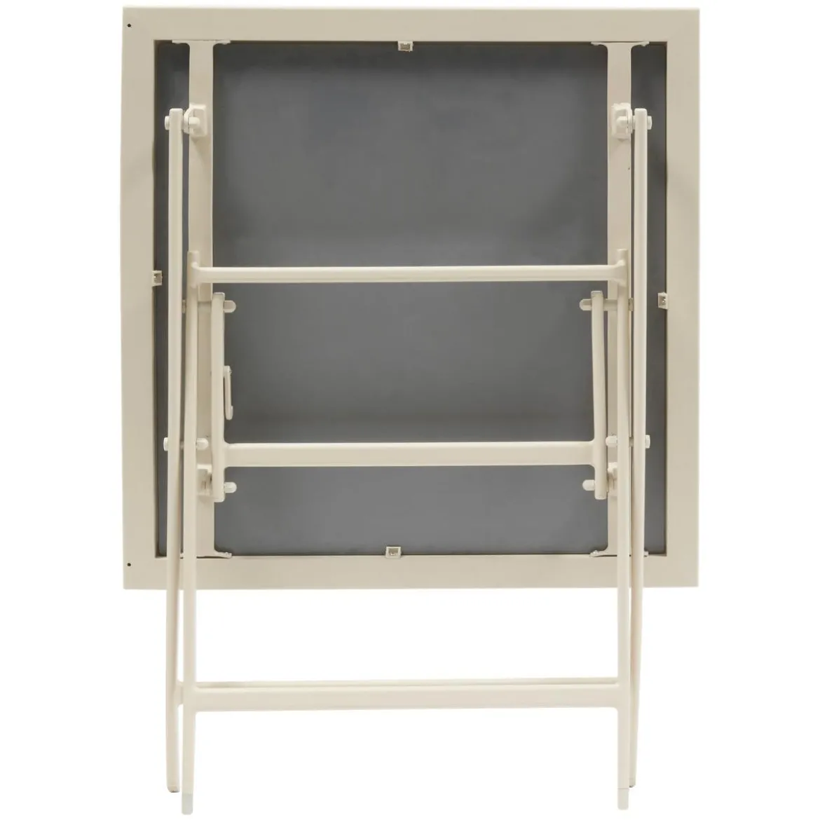 TABLE AZUA PLIANTE VERRE IMPRIME 2 PLACES EPEAUTRE ARGILE