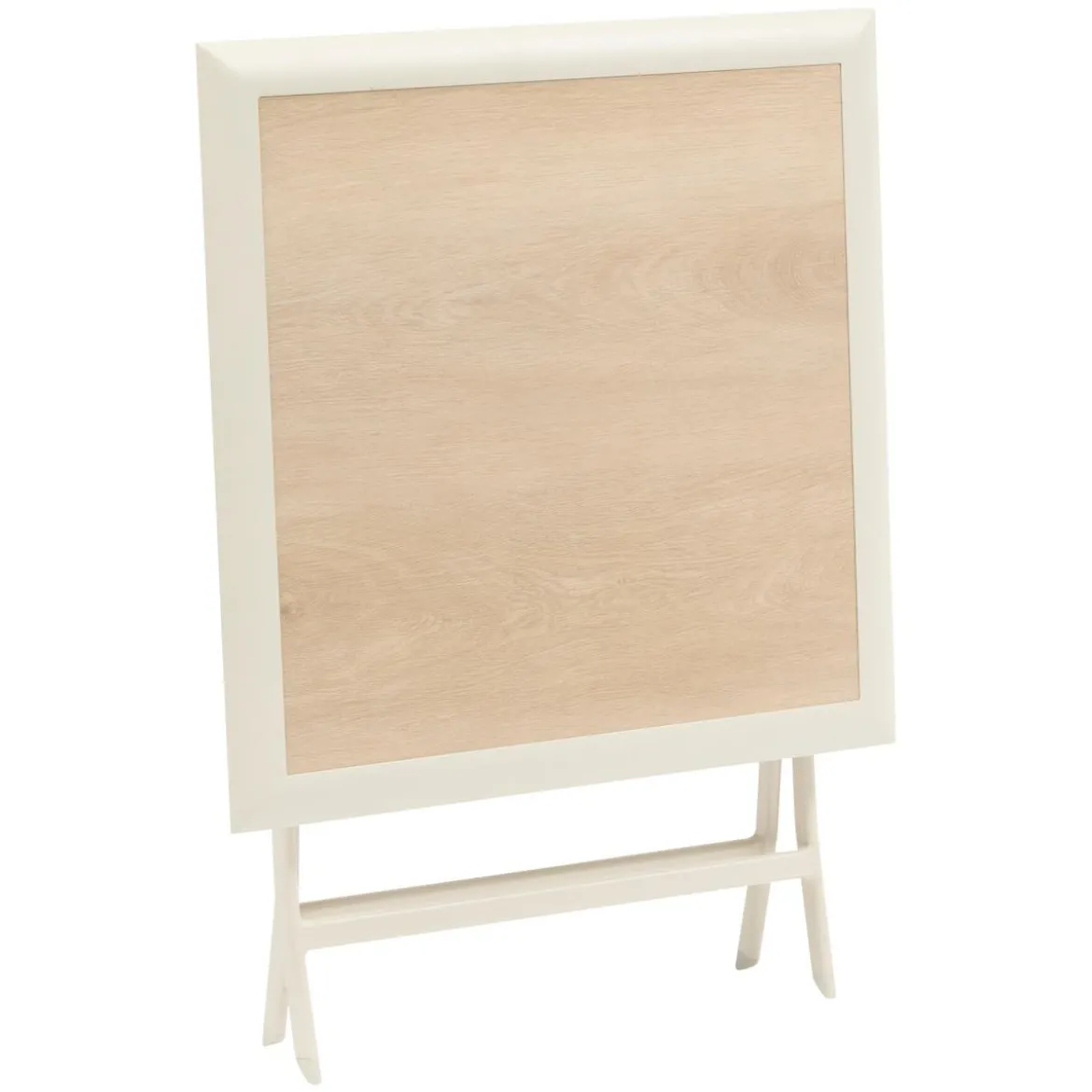 TABLE AZUA PLIANTE VERRE IMPRIME 2 PLACES EPEAUTRE ARGILE