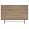 TABLE AZUA PLIANTE VERRE IMPRIME 6 PLACES TRUFFE CAFE
