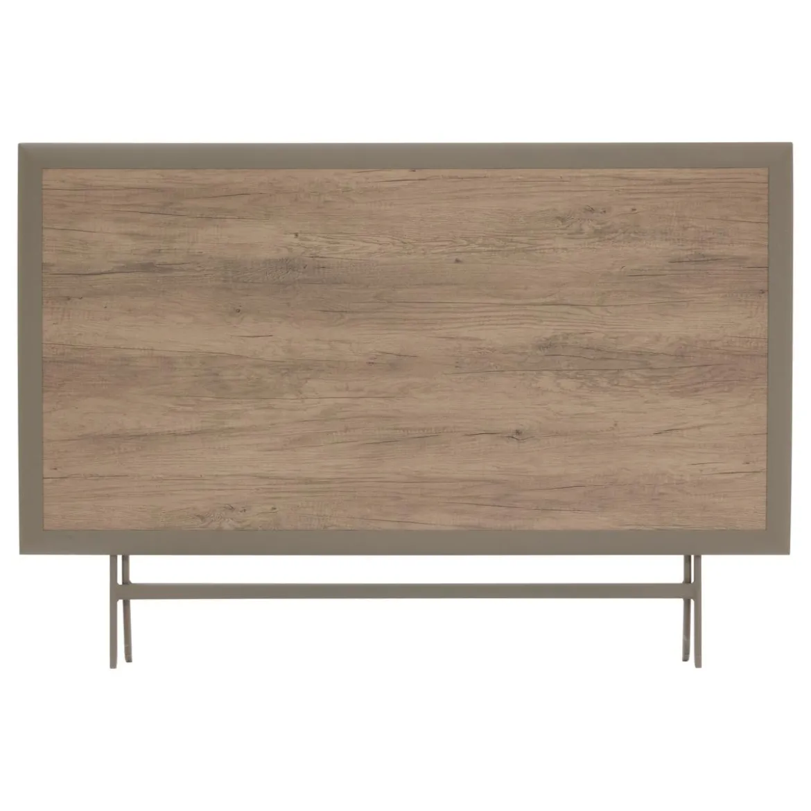 TABLE AZUA PLIANTE VERRE IMPRIME 6 PLACES TRUFFE CAFE