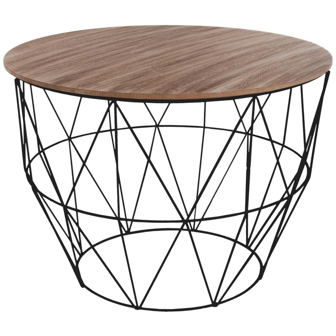 TABLE BASSE ATOMIC NOIR