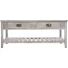 TABLE BASSE BOIS CAMPAGNE 2 TIROIRS