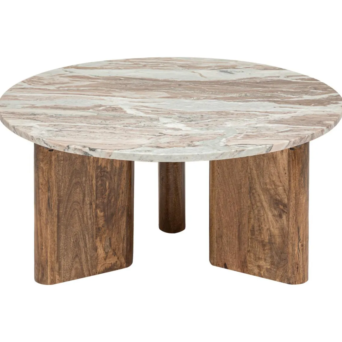TABLE BASSE MARBRE COPPA BEIGE
