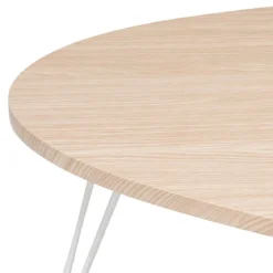 TABLE BASSE NEILE BLANC D.112X80CM
